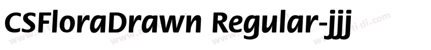 CSFloraDrawn Regular字体转换